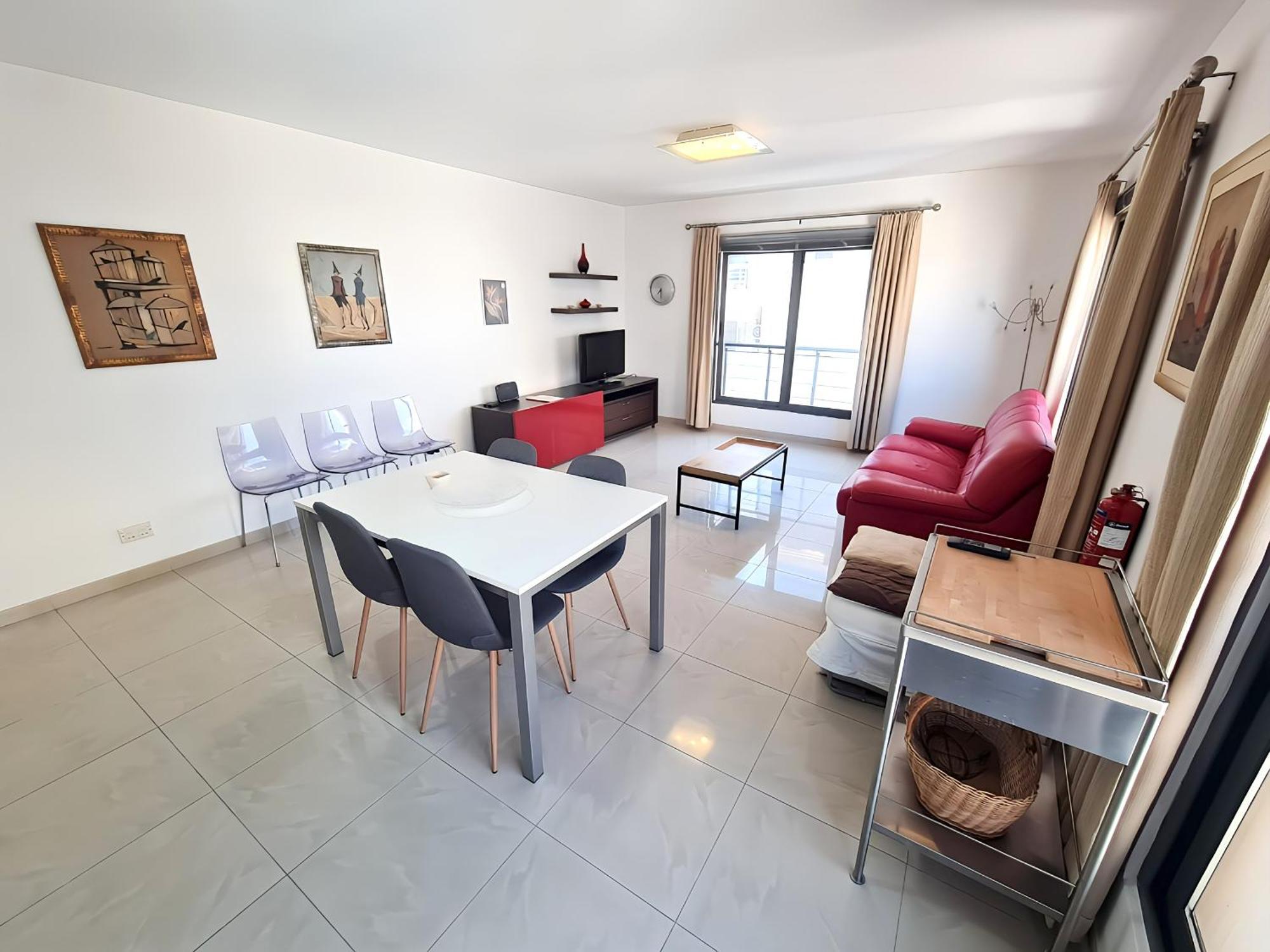 Apartment - Private Terrace, Mins Walk To Balluta Bay *